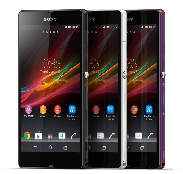 Sony Xperia Z Colors