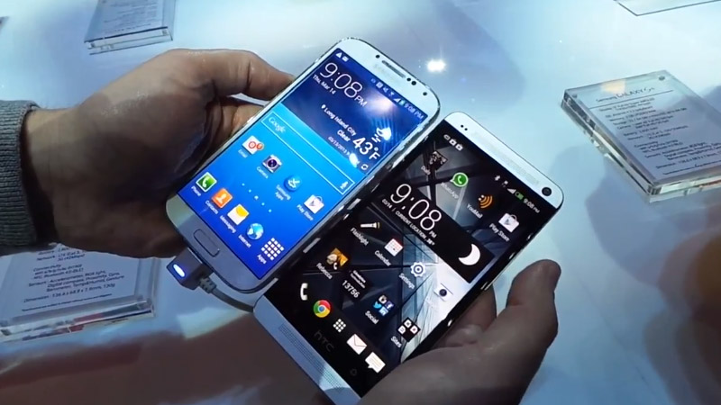 Galaxy S4 vs HTC One