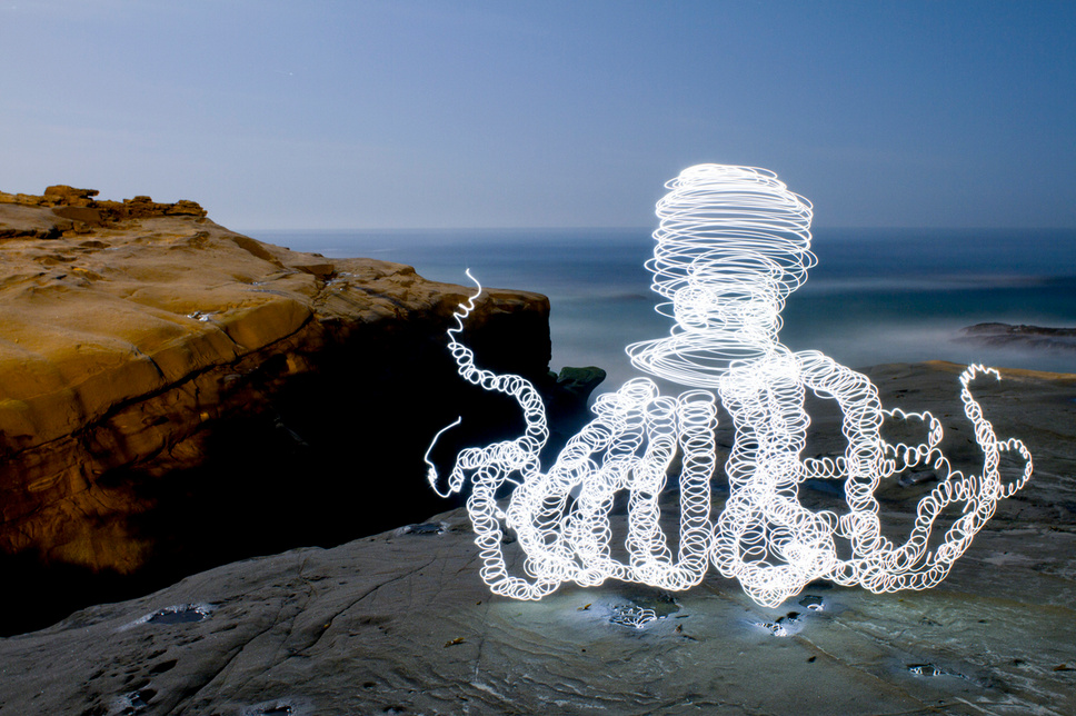 octo - Light Painting Photography